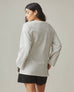 Women's Relaxed Cotton Long Sleeve - Striped - Flint Stone Stripe